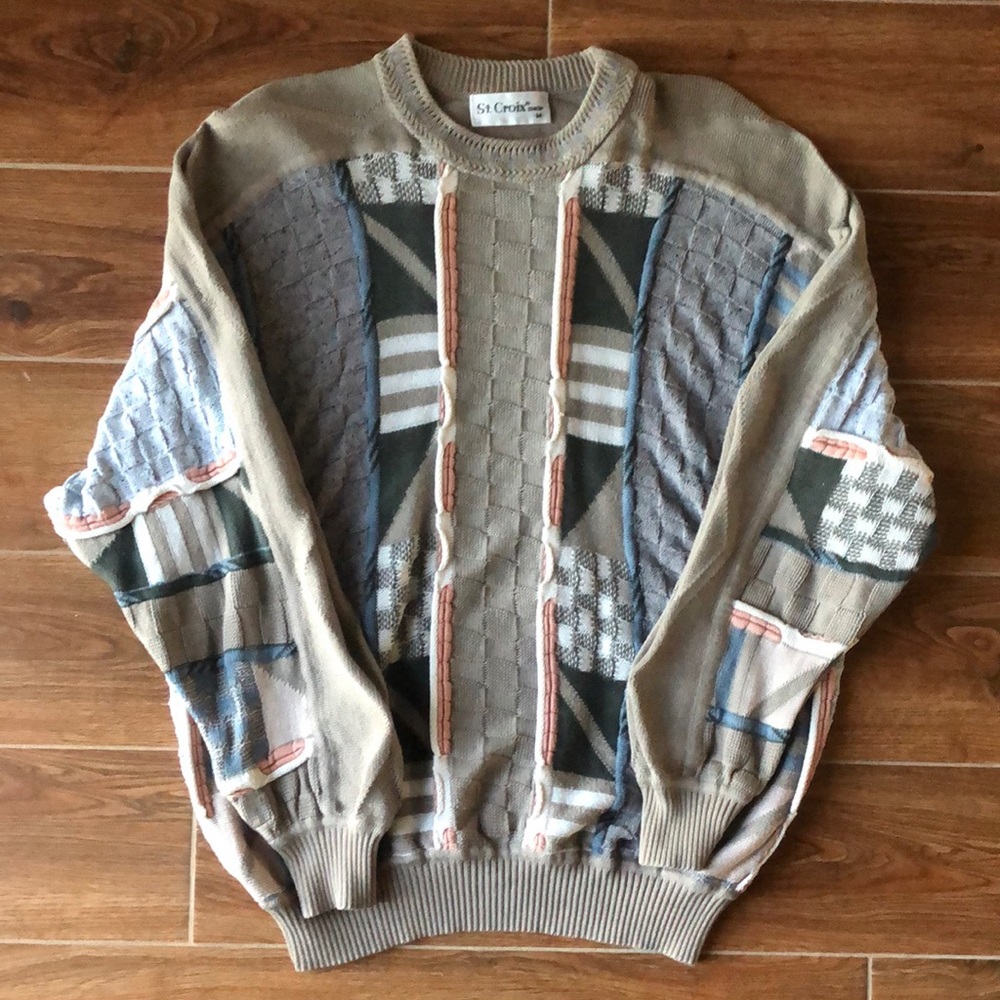 Vintage 90’s St Croix Knit Sweater size Medium